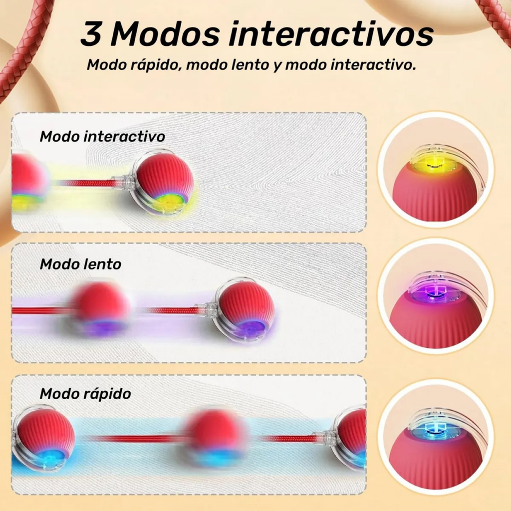 Juguete Pelota Recargable Para Mascota