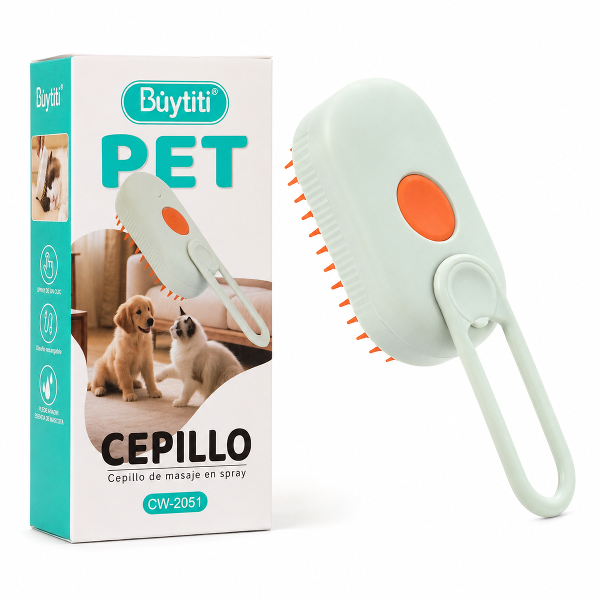 Cepillo de Silicona para Mascotas Büytit